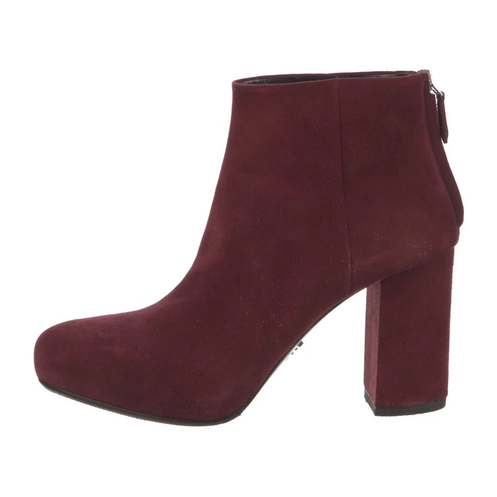 Prada Calzature Donna Suede Bootie, 39
